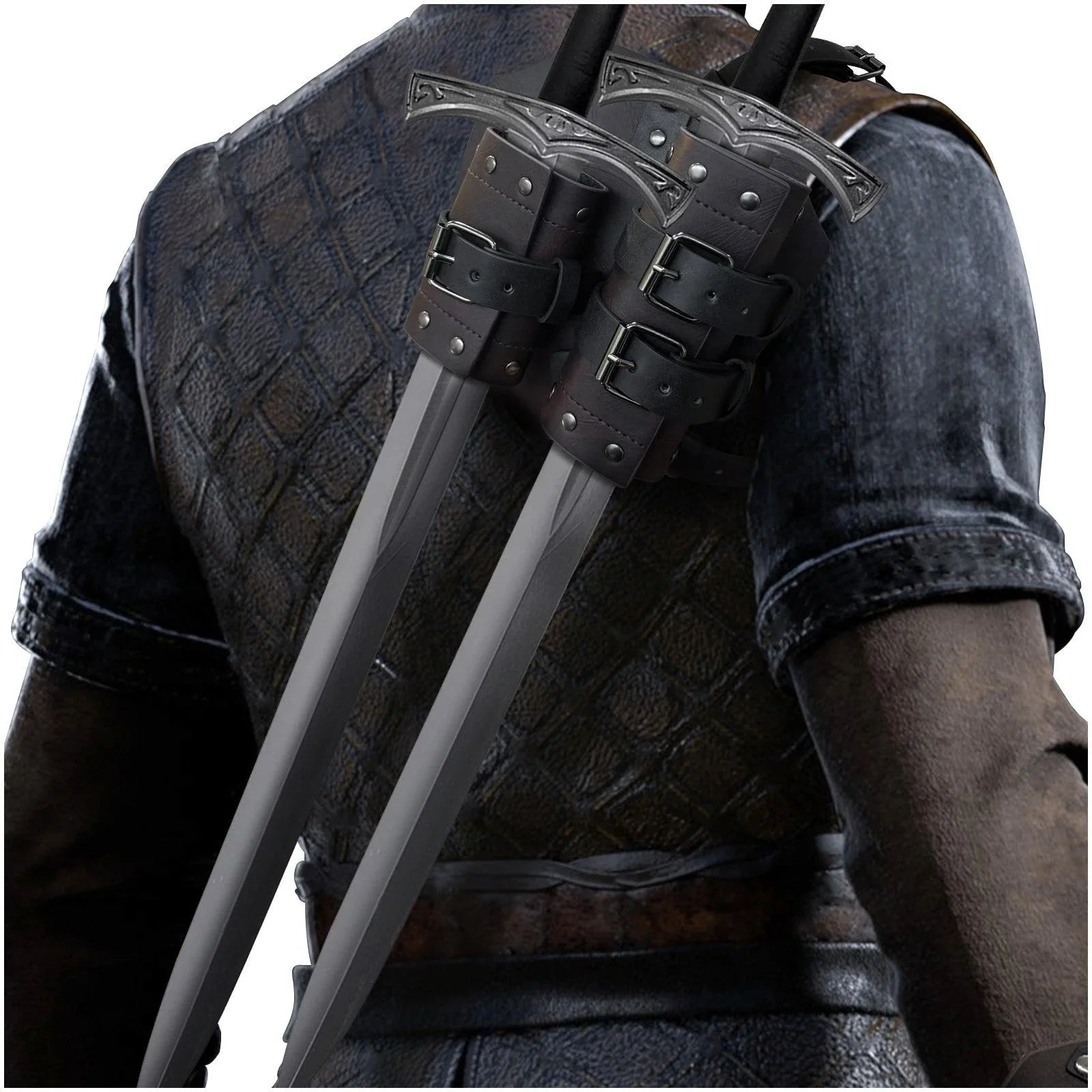 Mercenary Double Back Sword Frog